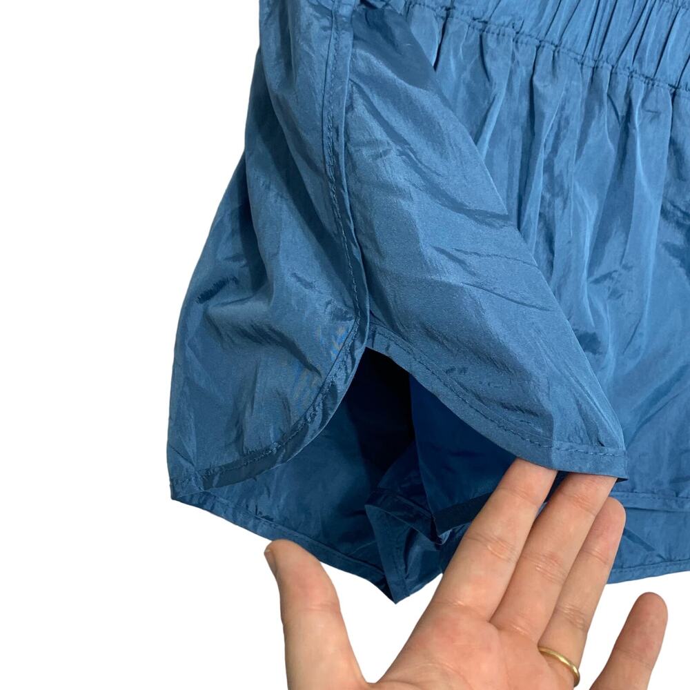 Free People FP Movement The Way Home Shorts Women's Sz M Blue Workouts High Rise - Picture 6 of 8